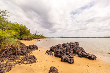 praia na cidade de Aracruz, Estado do Espírito Santo, Brasil