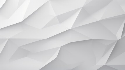 Obraz premium Abstract geometric white background with sharp angles and smooth surfaces.