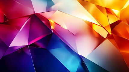 Fototapeta premium Abstract colorful geometric background with vibrant colors.