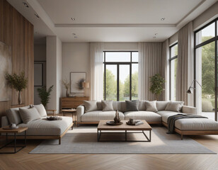 Fototapeta premium modern living room