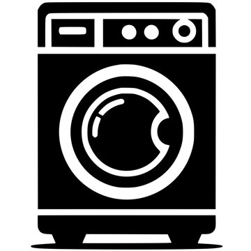 recommend clip art: Washing machine silhouette