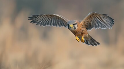 Fototapeta premium American Kestrel in Flight