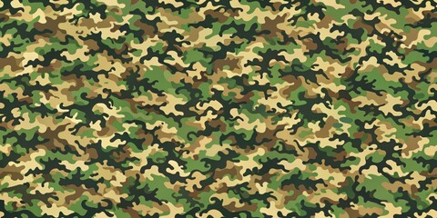 Seamless camouflage pattern design for military or outdoor use, camo, army, hunting, blending, concealment, military