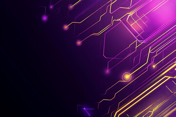 Futuristic vector illustration of a blue circuit board with intricate digital patterns, ideal for modern tech backgrounds and interfaces.	
