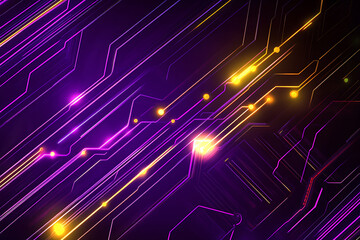 Obraz premium Futuristic vector illustration of a blue circuit board with intricate digital patterns, ideal for modern tech backgrounds and interfaces. 