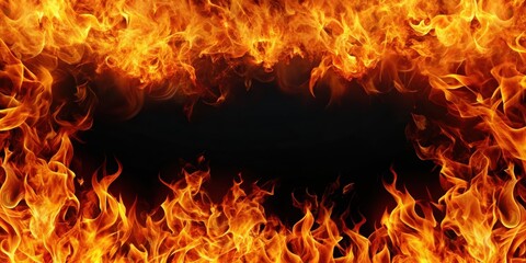 Abstract background of fiery flames , fire, abstract, background, flames, fiery, hot, burning, inferno, red, orange, heat