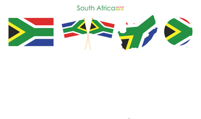 South Africa Flag Vector eps file
