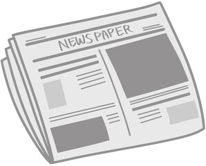 newspaper with news
