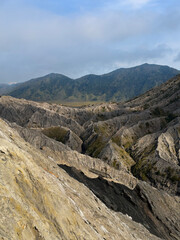View from Ijen Crater in Bromo Tengger Semeru National Park.