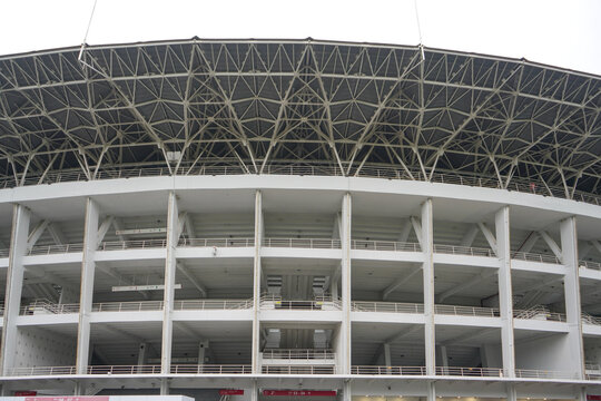 Gelora Bung Karno Main Stadium is used for football matches, and usually used by the Indonesia national football team and Liga 1 club Persija Jakarta. Jakarta, Indonesia.