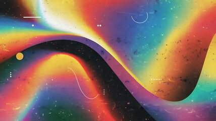 Abstract, colorful, and dynamic background with a retro feel. Perfect for design projects, social media, and more. 
