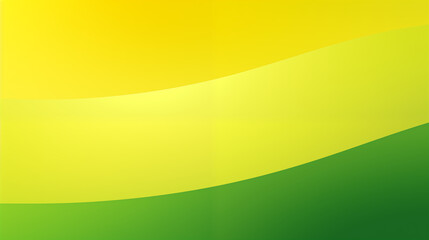 Curved Yellow and Green Gradient Background With Smooth Wave Design
