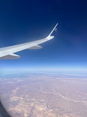 Obraz premium view from airplane window