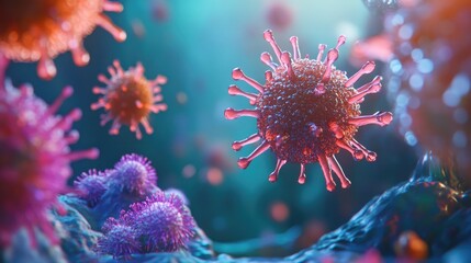 Eosinophils and basophils interacting in an immune response, highlighting their complementary roles in inflammation