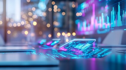 Futuristic Digital Data Analysis on Tablet