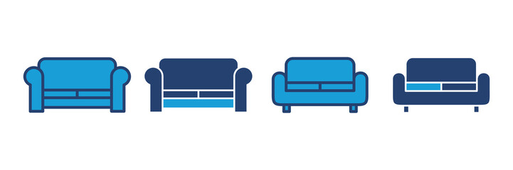 Sofa icon vector. sofa icon illustration