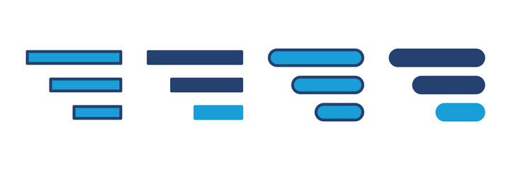 Menu Icon vector. web menu icon. hamburger menu symbol