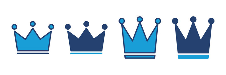 Crown icon vector. crown vector icon