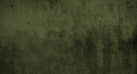 Obraz premium Dark green grunge interior wall backdrop dirty blank aged limestone texture with spray paint. black and green grunge background and abstract dark green material texture backgrounds