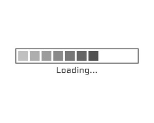 Collection Loading bar status icon. Vector illustration. Set of vector loaded icons. Download progress. Donload or Upload.