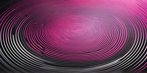 abstract vector concentric circles with pink to grey gradient background