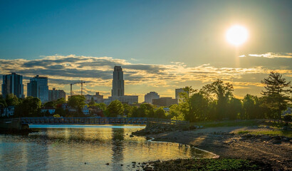 New Rochelle New York sunset