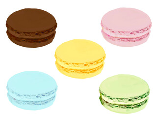 マカロン（5個）バラ