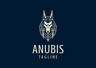 Vector illustration of Anubis Logo Design