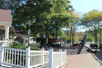 Public entrance to a museum