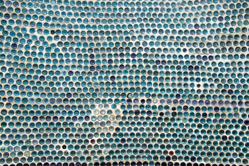 Bottle building glass bottle soda green blue mortar texture background