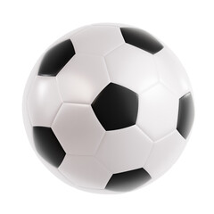 Football Ball 3D Icon Illustration