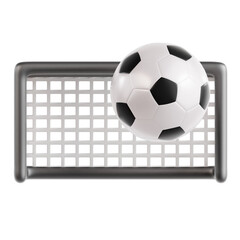 Football 3D Icon Illustration