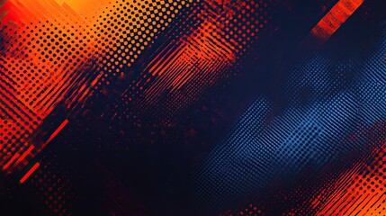 Vibrant Abstract Background in Comic Style