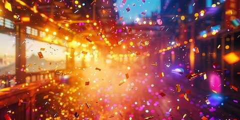 Obraz premium christmas tree lights