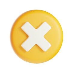 Obraz premium cross 3D Illustration