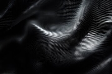 Naklejka premium Monochrome abstract metallic dark background with noise , ai