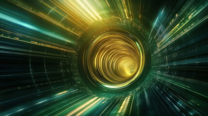 Abstract Digital Tunnel