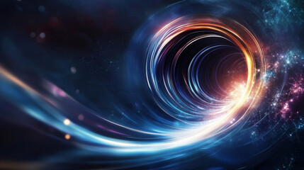 Obraz premium Abstract Space Tunnel