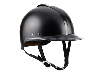 Helmet for horse riding Isolated on Transparent or White Background.