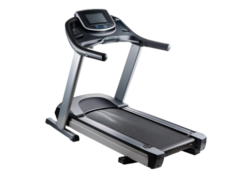Treadmill Isolated on Transparent or White Background.