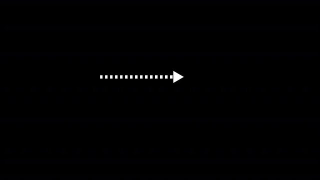 Dotted arrows animation on transparent background, Set of animated dotted arrows, Dotted Arrows animation, Dotted animated arrows

