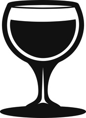 Minimalist Drink Glass Illustration