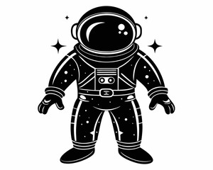 Astronaut Black silhouette