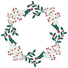 Christmas frame and borders.Hand drawn