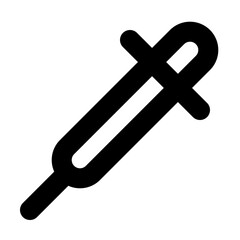 Pipette Icon in Line Style Suitable for Web, Apps, Presentation, or Printable Meanings