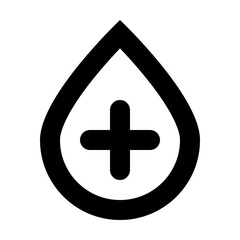 Blood Icon in Line Style Suitable for Web, Apps, Presentation, or Printable Meanings