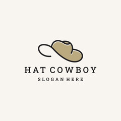 Cowboy Hat Logo Design Hat Symbol.