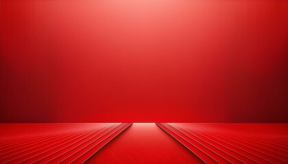 Obraz premium red room with white wall