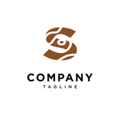Wood letter S logo icon