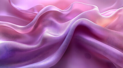 Obraz premium Soft pink fabric with gentle folds.